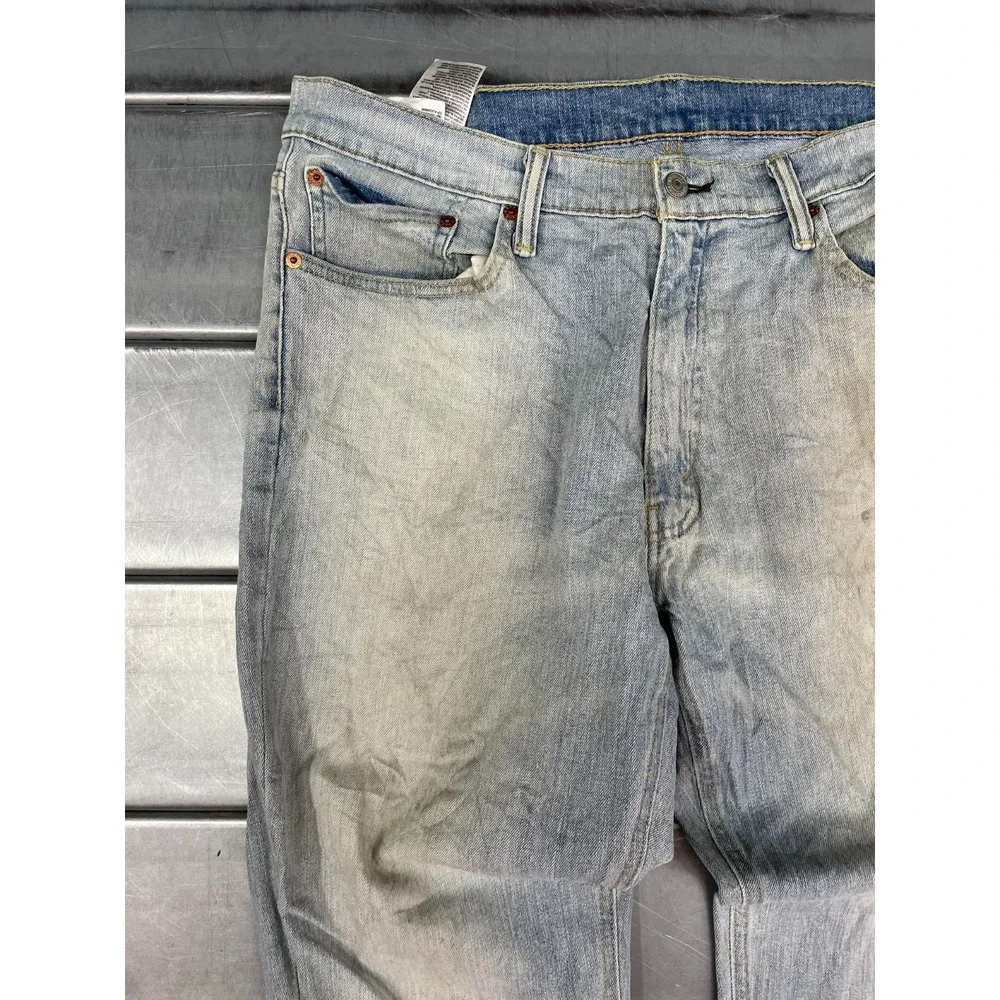 Levis 541 Jeans Mens 36X30‎ Blue Light Wash Denim Athletic Taper Leg